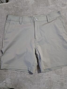 RHONE Light Gray Performance Hybrid Shorts